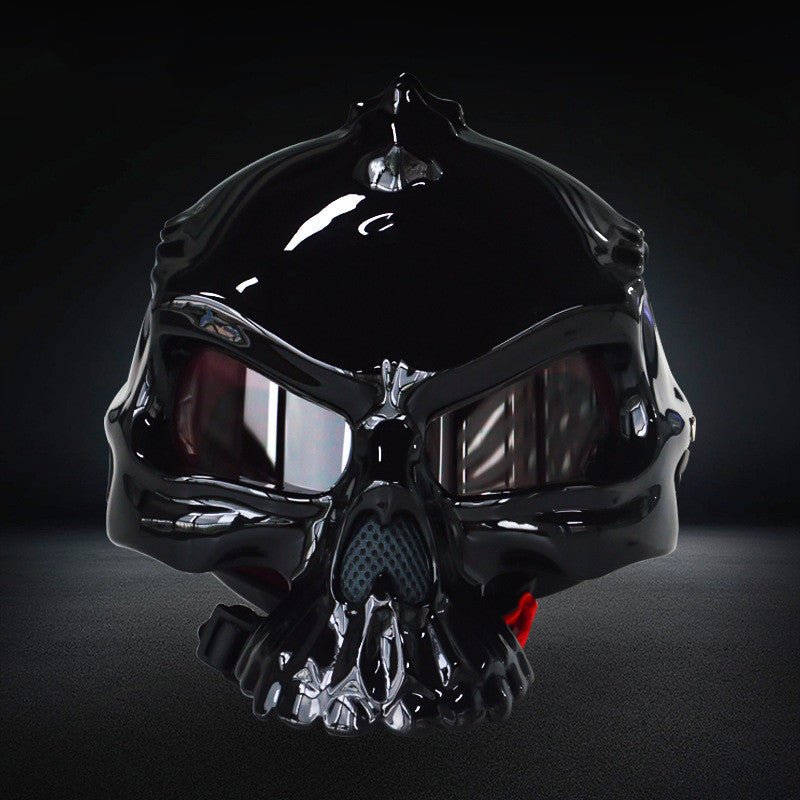 Skull Helmet Double-sided Change Wear Personality Art Helmet - IVOIRART.COM
