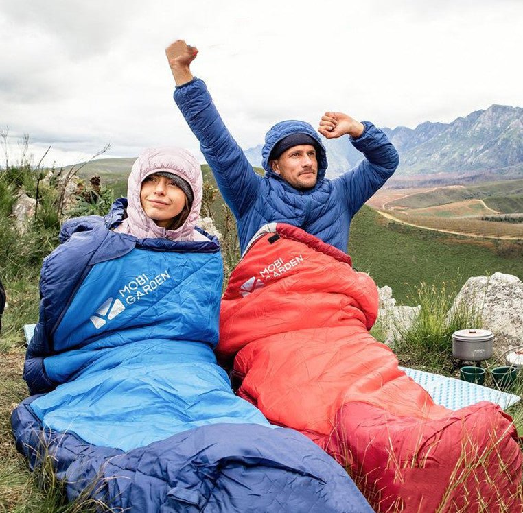 Sleeping Bag Mummy Outdoor Camping Thickened In Winter - IVOIRART.COM