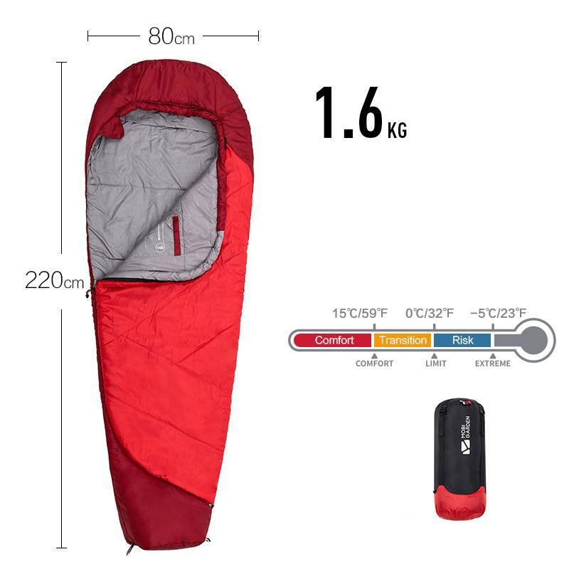 Sleeping Bag Mummy Outdoor Camping Thickened In Winter - IVOIRART.COM