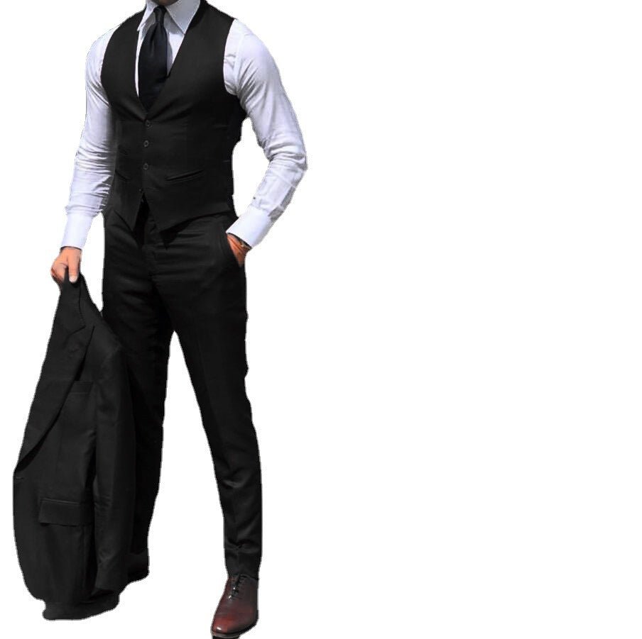 Slim-fit Foreign Trade Suit Men - IVOIRART.COM