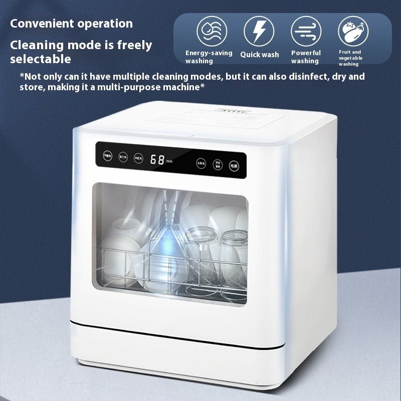 Small Desktop Household Installation-free Automatic Dishwasher - IVOIRART.COM
