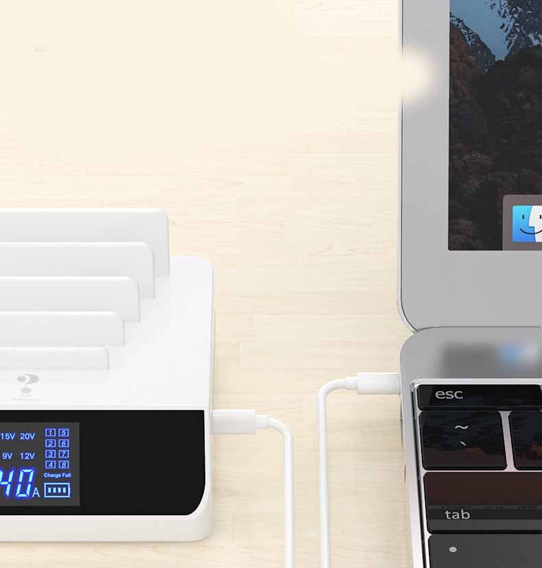 Smart Display Mobile Phone Charger Bracket - IVOIRART.COM