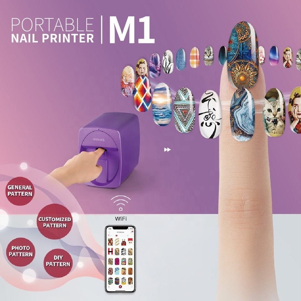Smart Manicures Printer Automatic Small Printing - IVOIRART.COM