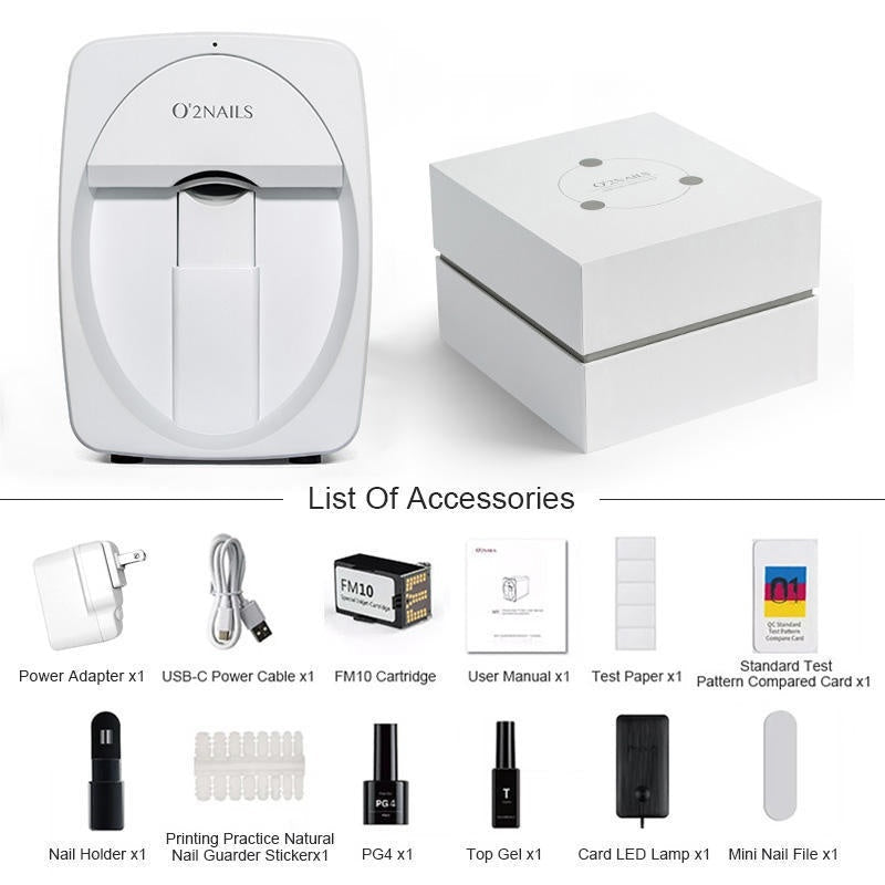 Smart Manicures Printer Automatic Small Printing - IVOIRART.COM