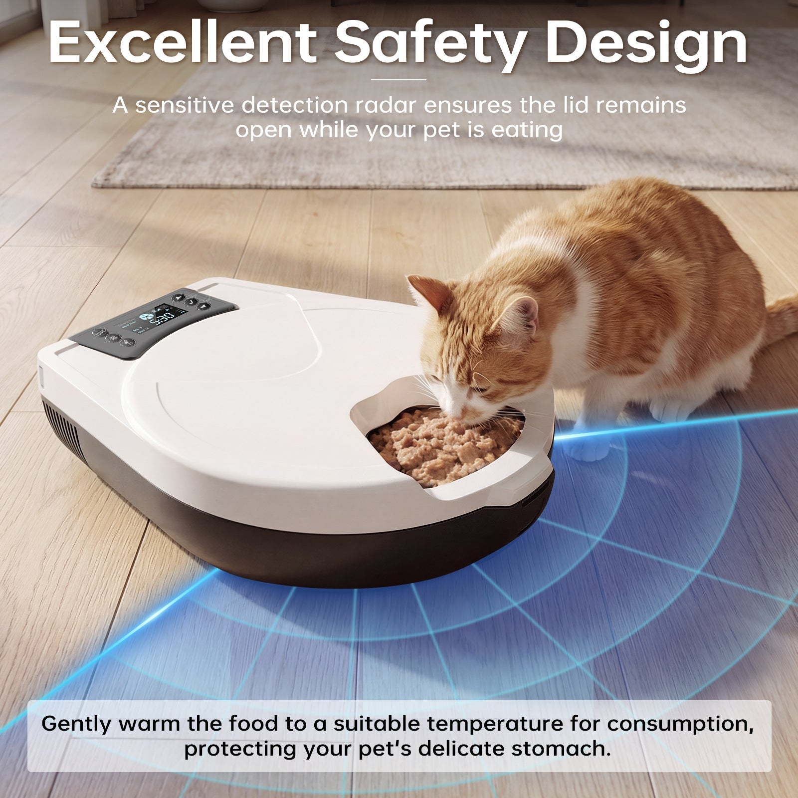 Smart Pet Feeder Automatic Timer For Cats Small Dogs Keeps Raw Or Wet Food Fresh For 3 Days - IVOIRART.COM