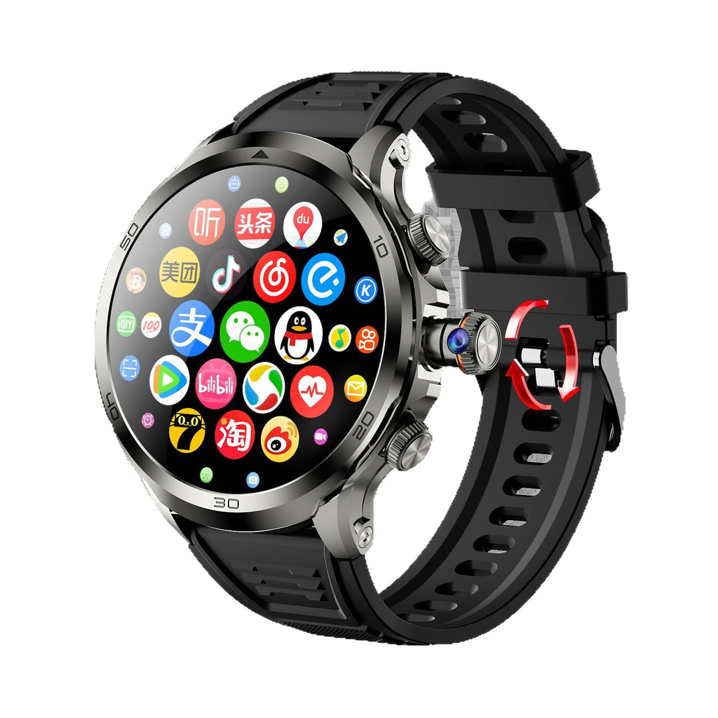 Smart Watch 4 Android Card Rotating Photo All Netcom Video Phone - IVOIRART.COM