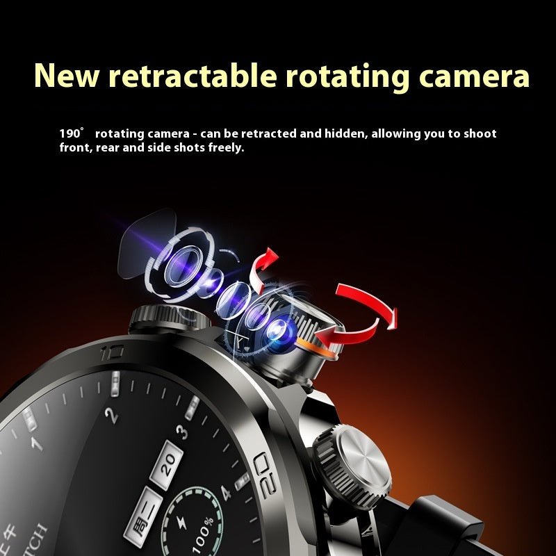 Smart Watch 4 Android Card Rotating Photo All Netcom Video Phone - IVOIRART.COM