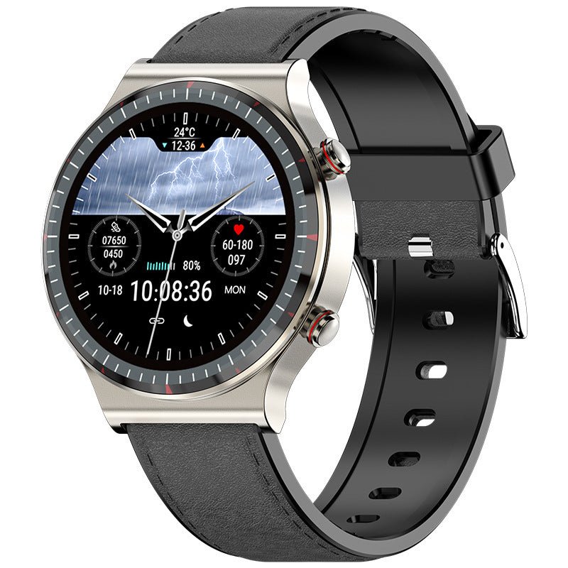 Smartwatch ECGPPG ECG Heart Rate Blood Pressure Blood Oxygen Heart Rate Body Temperature HRV Watch - IVOIRART.COM