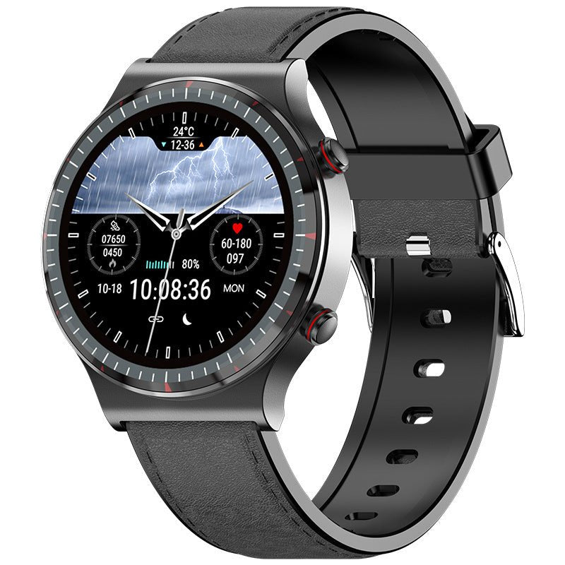 Smartwatch ECGPPG ECG Heart Rate Blood Pressure Blood Oxygen Heart Rate Body Temperature HRV Watch - IVOIRART.COM