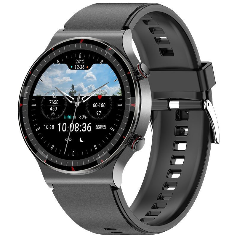 Smartwatch ECGPPG ECG Heart Rate Blood Pressure Blood Oxygen Heart Rate Body Temperature HRV Watch - IVOIRART.COM