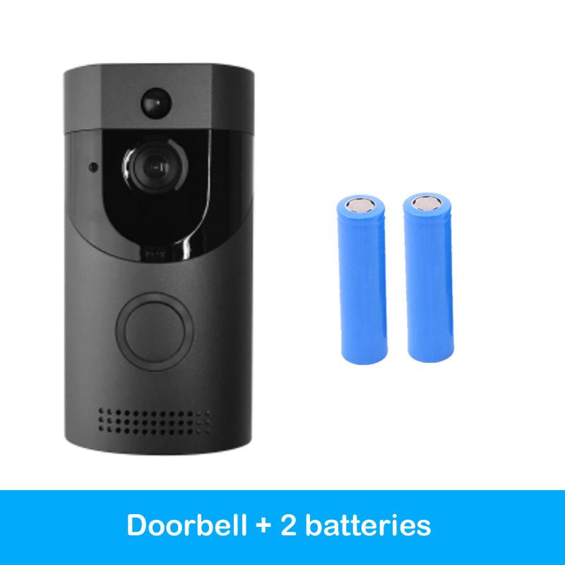Sonnette vidéo intelligente WiFi sans fil avec interphone mobile et alarme H1 - IVOIRART.COM