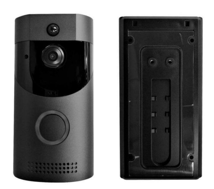Sonnette vidéo intelligente WiFi sans fil avec interphone mobile et alarme H1 - IVOIRART.COM