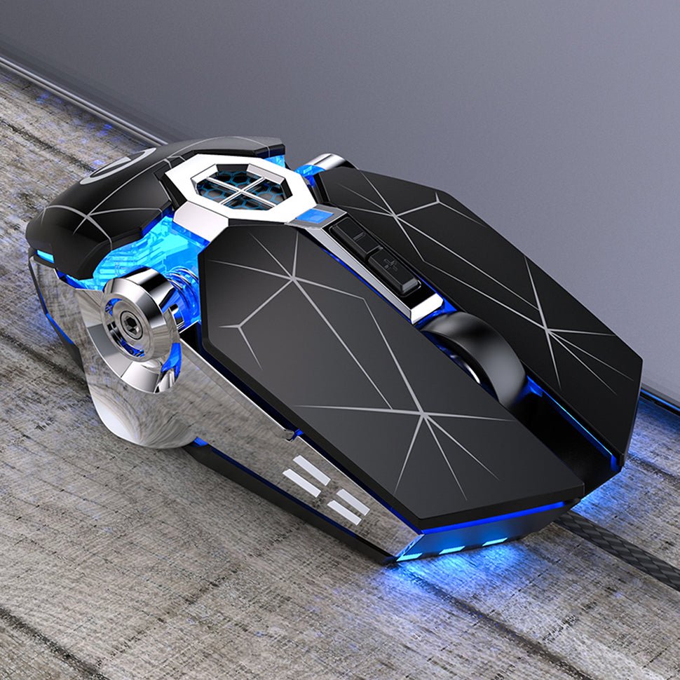 Souris de jeu filaire silencieuse mécanique pour ordinateur de bureau et portable - IVOIRART.COM