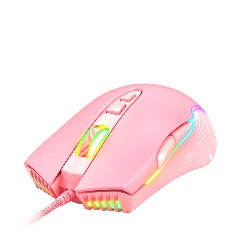 Souris Filaire Mécanique de Jeu pour Streamer Ordinateur Portable Bureau 6400DPI - IVOIRART.COM