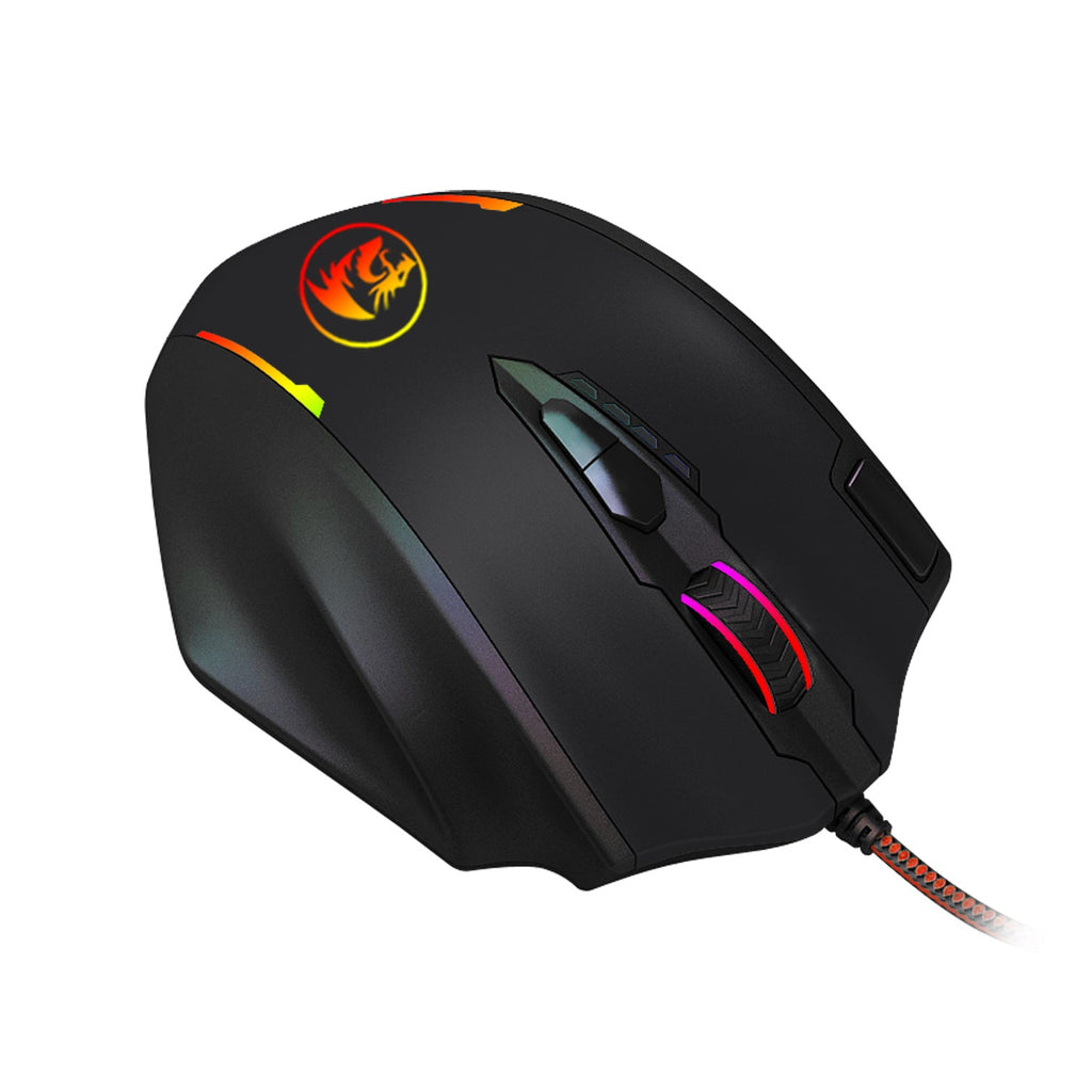 Souris Macro Red Dragon M908 Mono-main avec Prise en Main Ergonomique - IVOIRART.COM
