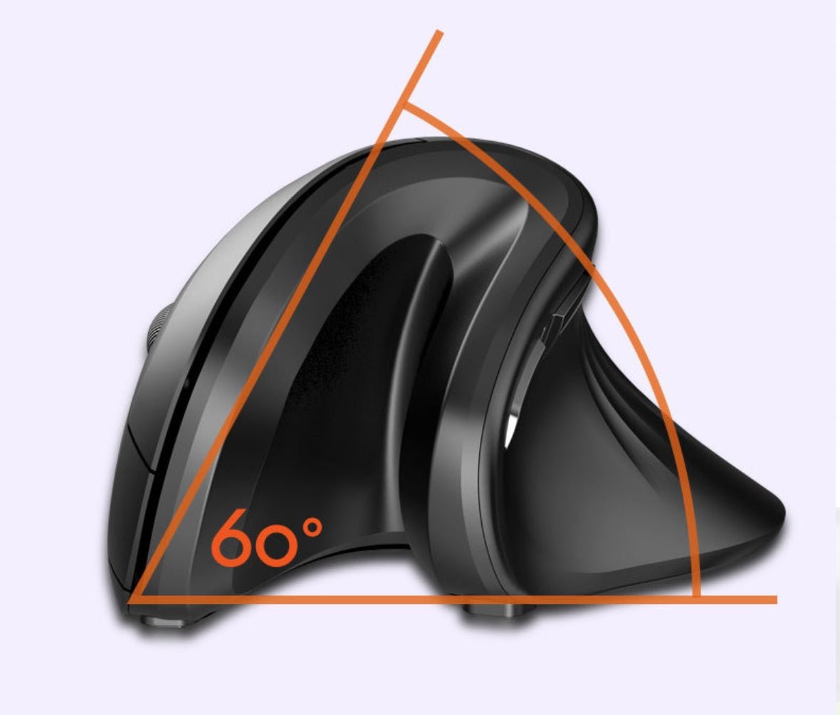 Souris verticale sans fil 6 boutons avec DPI réglable pour un confort optimal - IVOIRART.COM