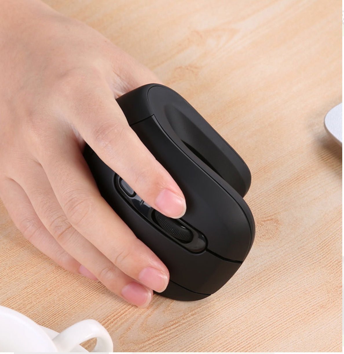 Souris verticale sans fil 6 boutons avec DPI réglable pour un confort optimal - IVOIRART.COM