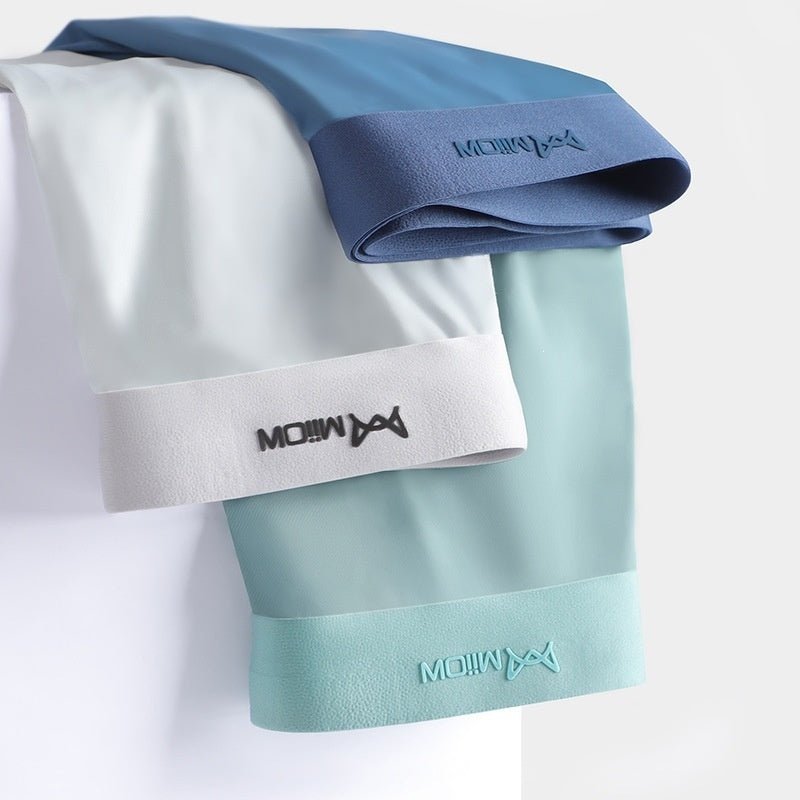 Sous-vêtements homme avec zone d'entrejambe en soie glacée ultra-confort - IVOIRART.COM
