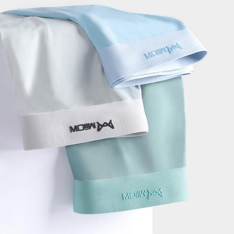 Sous-vêtements homme avec zone d'entrejambe en soie glacée ultra-confort - IVOIRART.COM