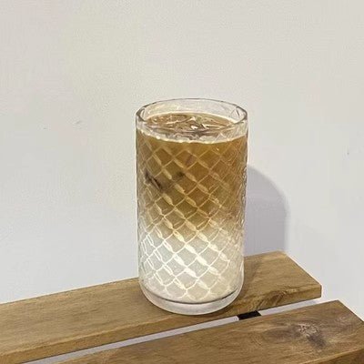 Special-interest Design Contrast Color Hand Painted Colorful Water Glass - IVOIRART.COM