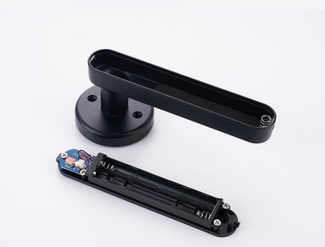 Spherical Fingerprint Wooden Door Lock - IVOIRART.COM