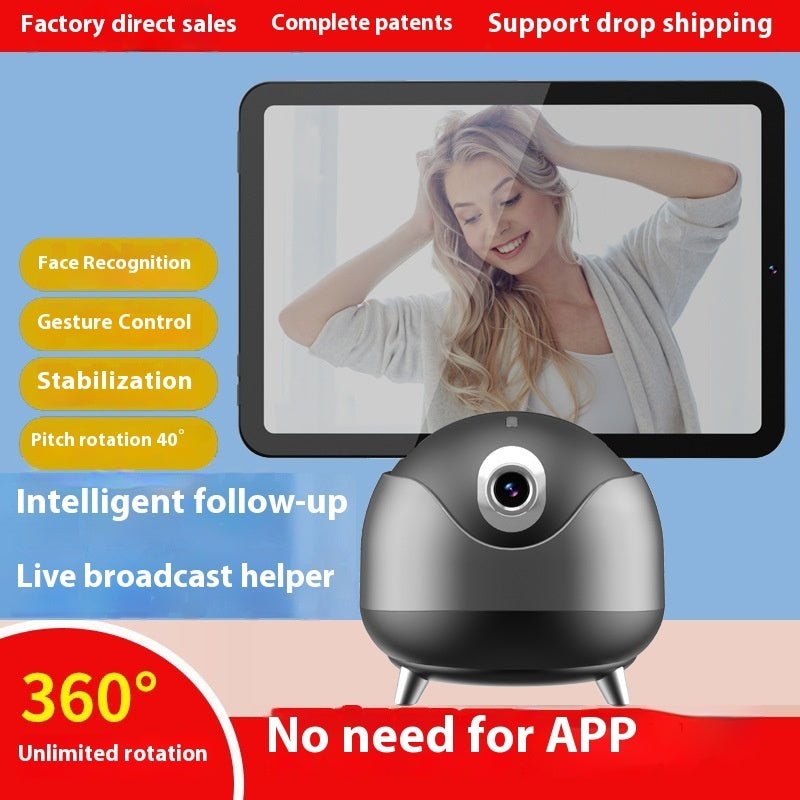 Stabilisateur Tête Q8 Double-Axe Intelligent Reconnaissance Visage Suivi MobileIA - IVOIRART.COM