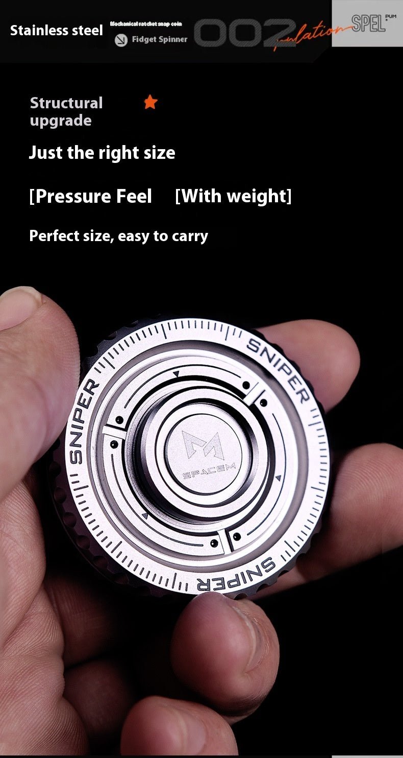 Stainless Steel Fingertip Decompression Artifact Toy - IVOIRART.COM