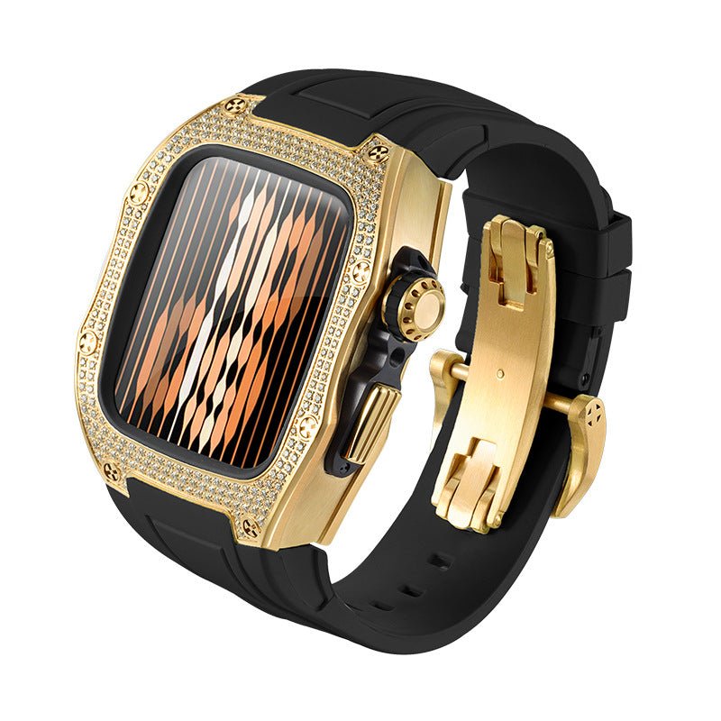 Stainless Steel Watch Modified Diamond Protective Shell - IVOIRART.COM