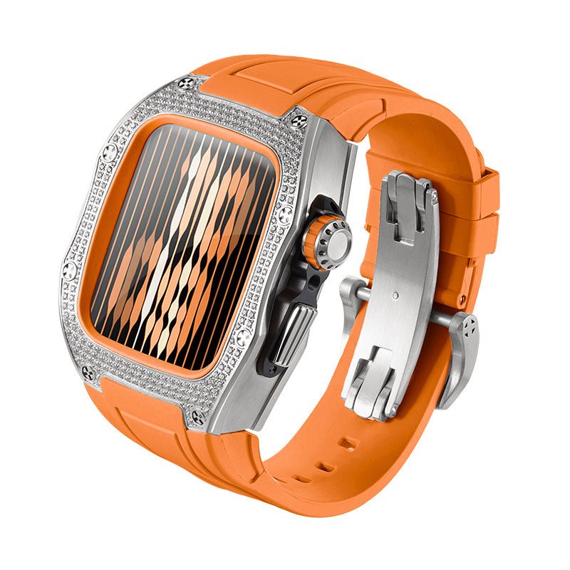 Stainless Steel Watch Modified Diamond Protective Shell - IVOIRART.COM