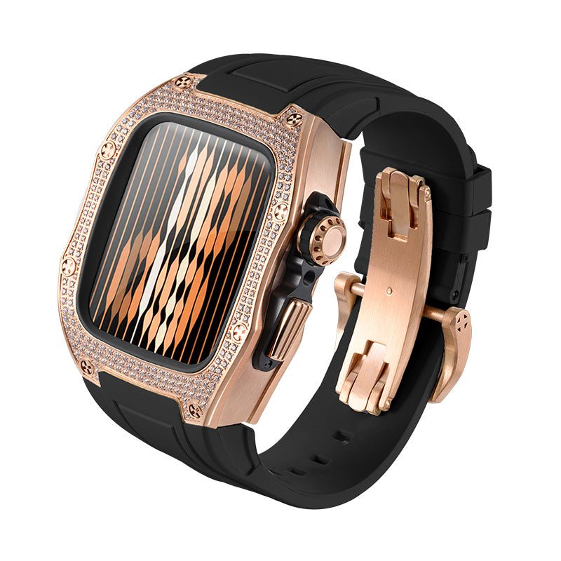 Stainless Steel Watch Modified Diamond Protective Shell - IVOIRART.COM