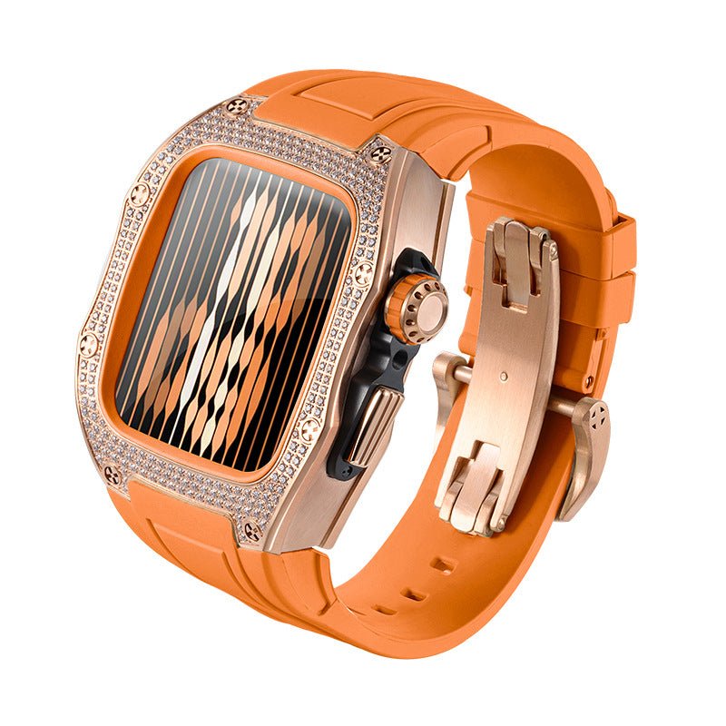 Stainless Steel Watch Modified Diamond Protective Shell - IVOIRART.COM