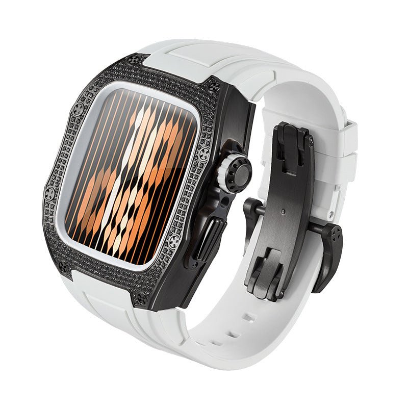 Stainless Steel Watch Modified Diamond Protective Shell - IVOIRART.COM