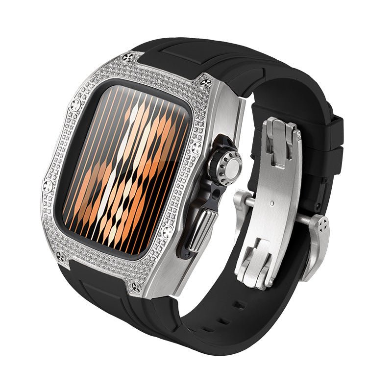 Stainless Steel Watch Modified Diamond Protective Shell - IVOIRART.COM