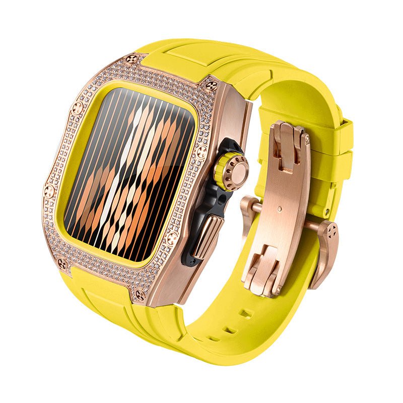 Stainless Steel Watch Modified Diamond Protective Shell - IVOIRART.COM