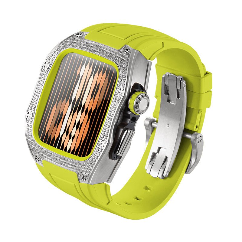 Stainless Steel Watch Modified Diamond Protective Shell - IVOIRART.COM