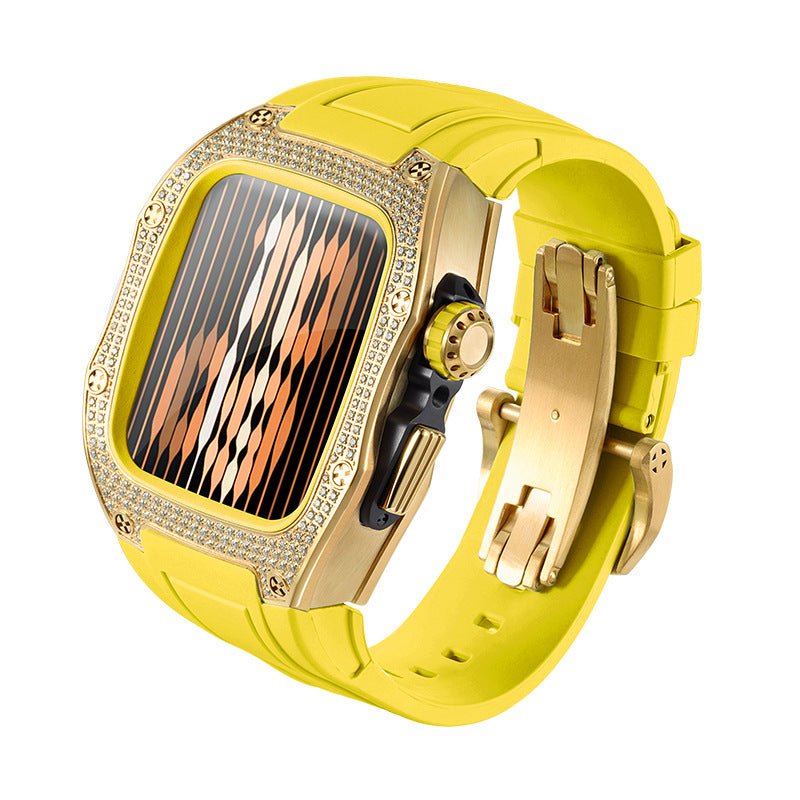 Stainless Steel Watch Modified Diamond Protective Shell - IVOIRART.COM