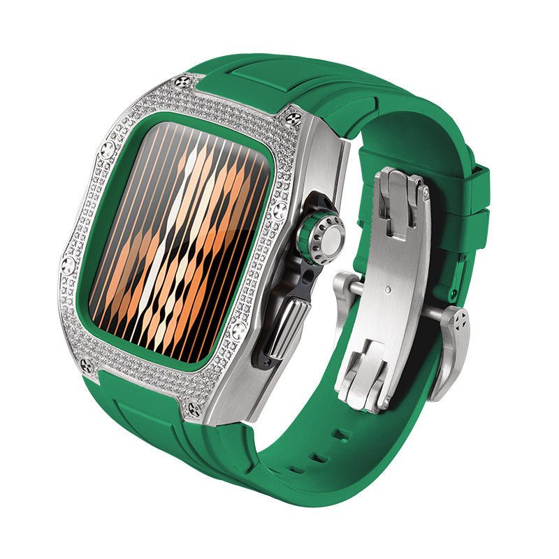 Stainless Steel Watch Modified Diamond Protective Shell - IVOIRART.COM