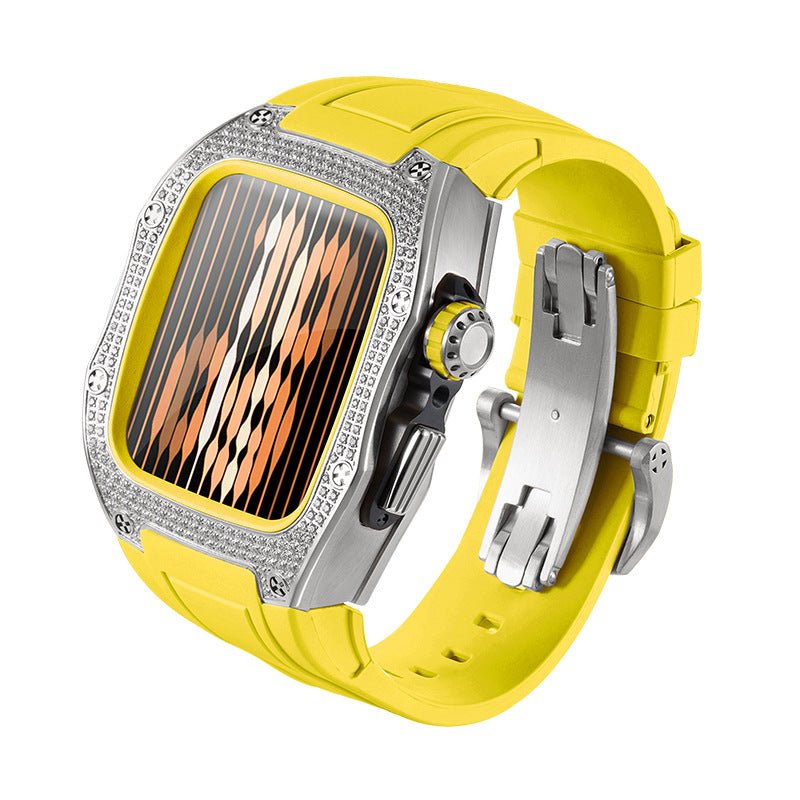 Stainless Steel Watch Modified Diamond Protective Shell - IVOIRART.COM