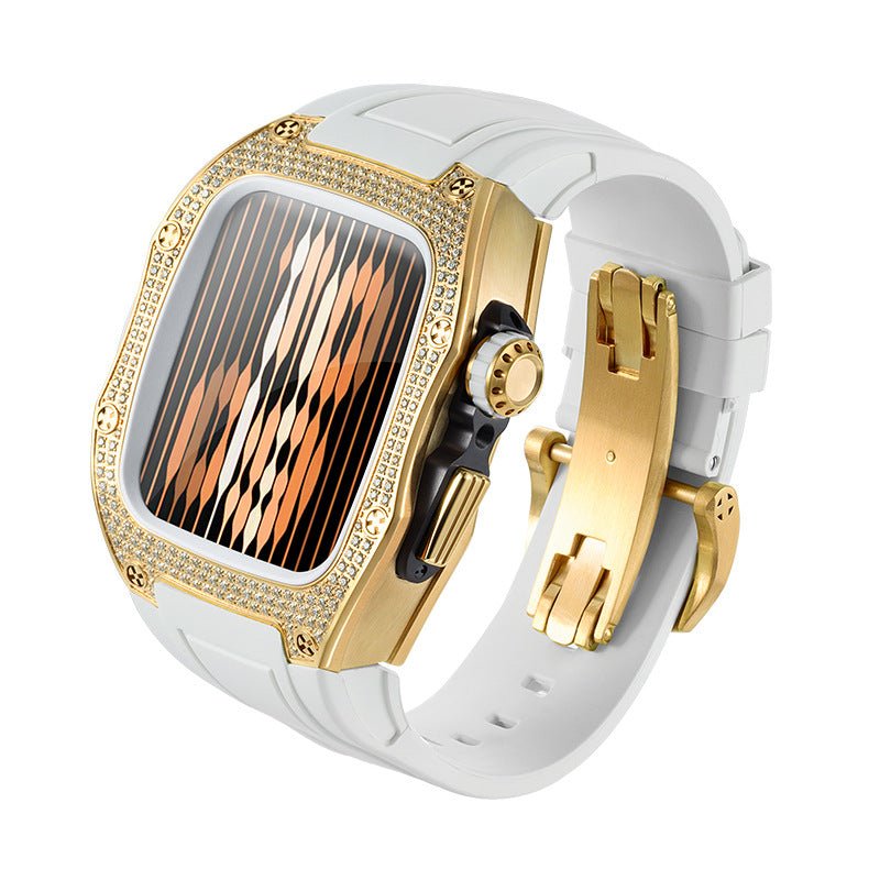 Stainless Steel Watch Modified Diamond Protective Shell - IVOIRART.COM