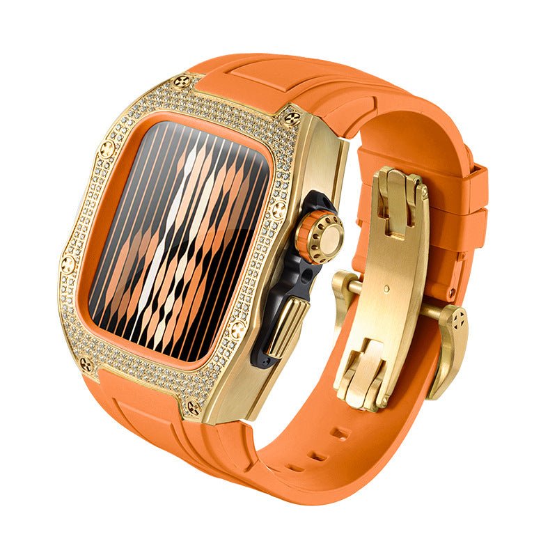 Stainless Steel Watch Modified Diamond Protective Shell - IVOIRART.COM