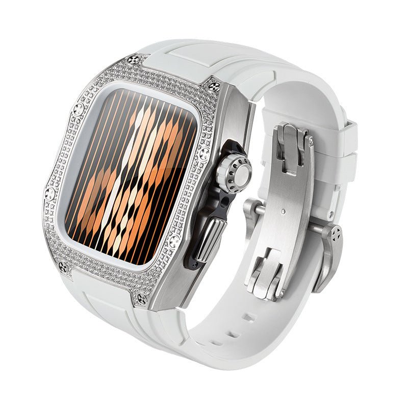 Stainless Steel Watch Modified Diamond Protective Shell - IVOIRART.COM