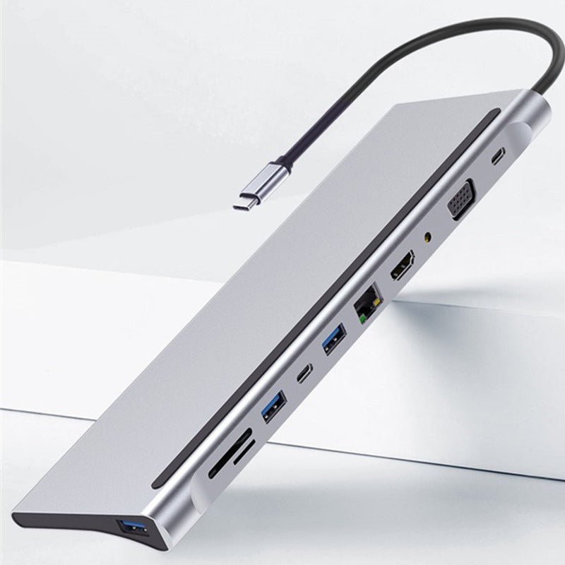 Station d’accueil d’extension pour ordinateur portable | Hub multifonction 11 en 1 - IVOIRART.COM