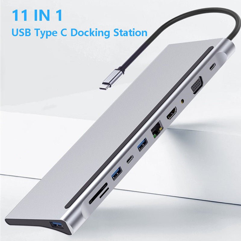 Station d’accueil d’extension pour ordinateur portable | Hub multifonction 11 en 1 - IVOIRART.COM