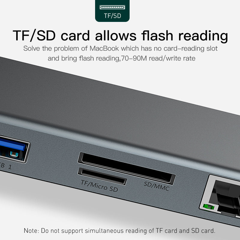 Station d'accueil multifonction et support de refroidissement avec 10 ports HDMI et VGA et convertisseur réseau - IVOIRART.COM