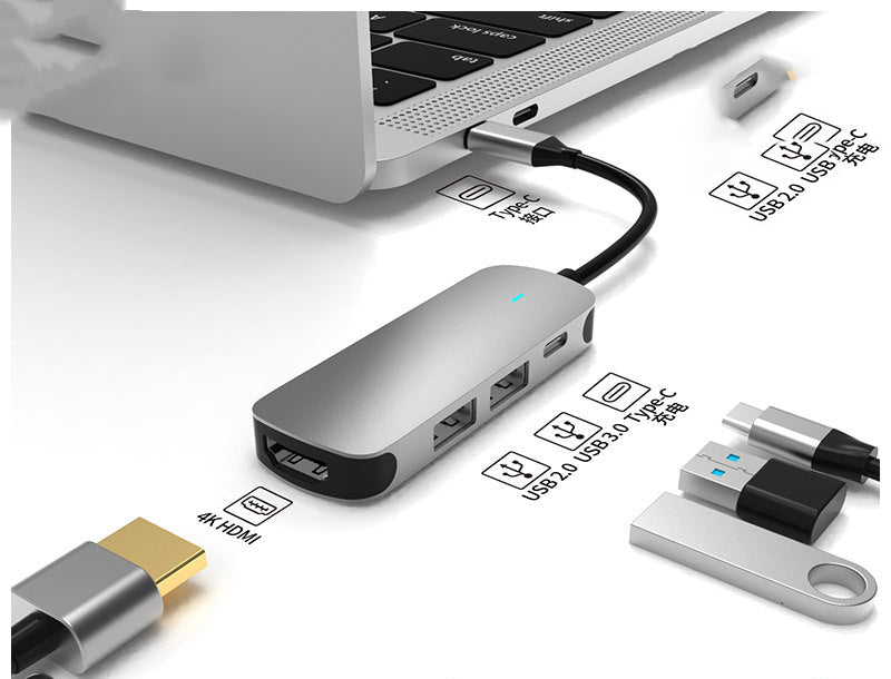Station d'accueil multifonction HDMI Hub convertisseur pour ordinateur portable - IVOIRART.COM