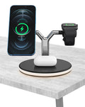 Station de charge magnétique 3 en 1 sans fil 15W rapide support montre écouteurs Pro - IVOIRART.COM