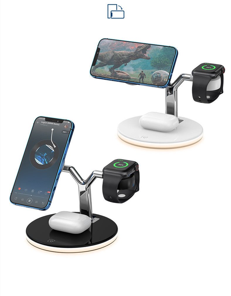 Station de charge magnétique 3 en 1 sans fil 15W rapide support montre écouteurs Pro - IVOIRART.COM
