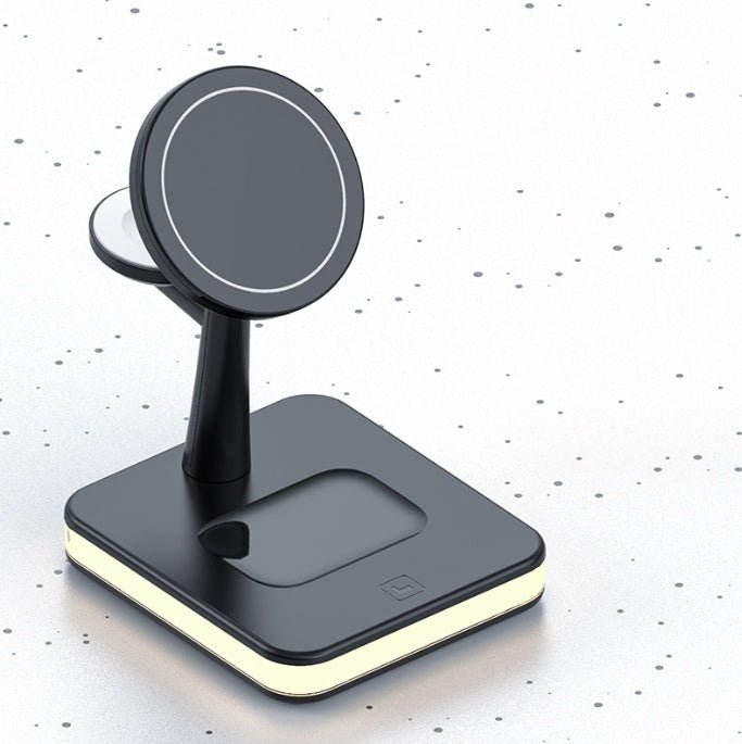 Station de charge magnétique sans fil 4 en 1 avec support et charge rapide - IVOIRART.COM
