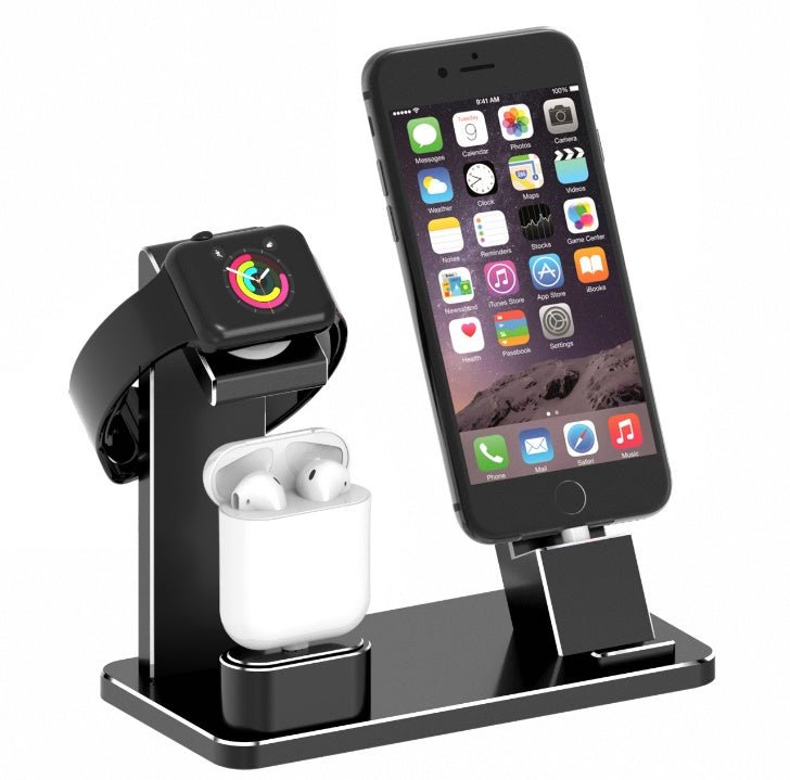 Station de Charge Multifonction 4 en 1 pour AirPods et Autres Appareils Sans Fil - IVOIRART.COM