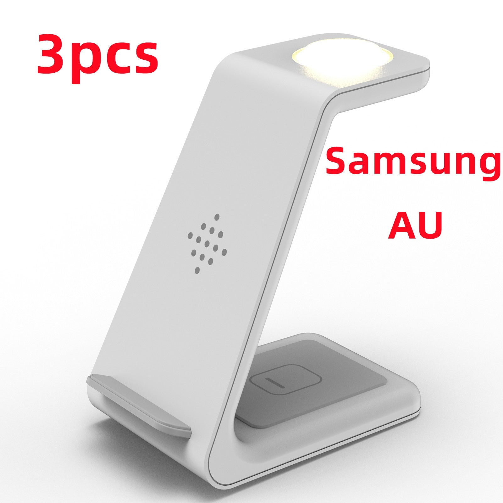 Station de Charge Rapide 3 - en - 1 avec Support sans Fil pour Téléphone - IVOIRART.COM